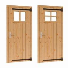 Lariks/Douglas enkele deur met raam 86,4 x 199,6 cm 42.8018R Lariks/Douglas enkele deur met raam 86,4 x 199,6 cm 42.8018R